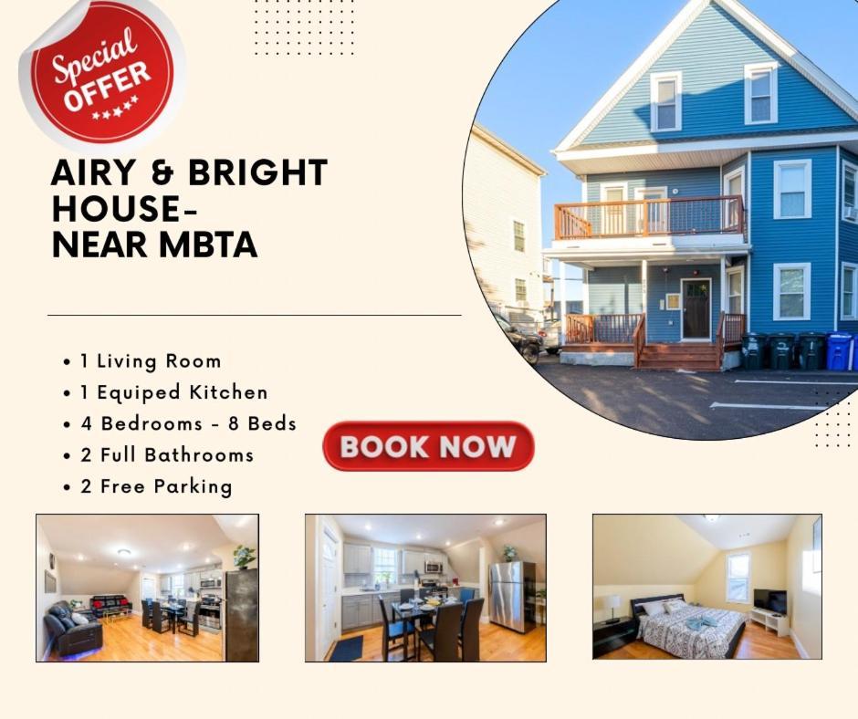 Appartement 233-3 4Br Boston - Peaceful Escape Near Downtown Extérieur photo